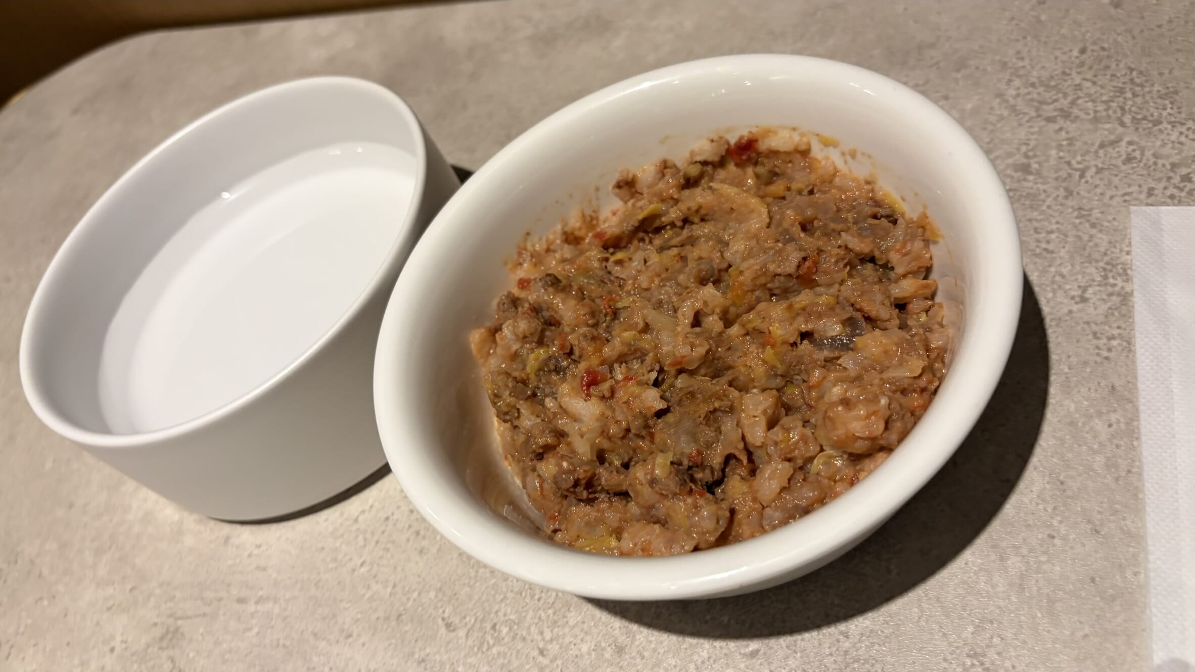 馬肉とトマトのリゾット